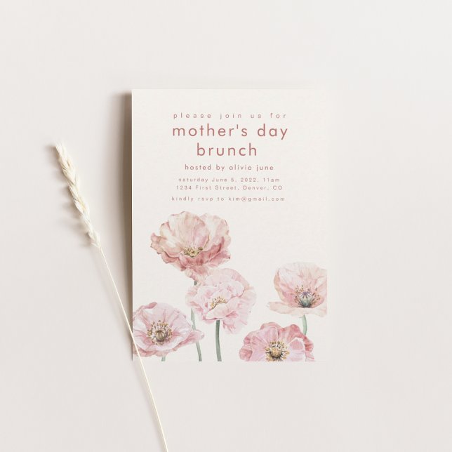 Invitation Fête des mères Brunch Modèle d'invitation (Créateur téléchargé)