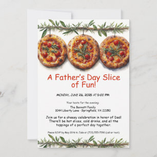 Invitation Fête des Pères - Dîner de famille modifiable