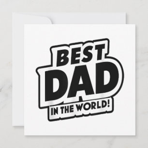 Invitation Fête des pères Meilleur Père Dans Le Monde
