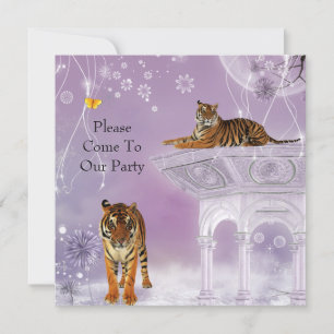 Invitation Fête des Tigres dans Flowerworld