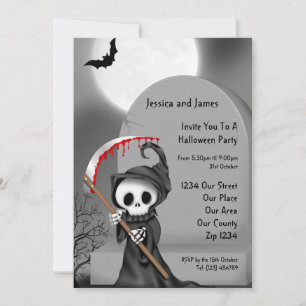 Invitation Fête d'Halloween