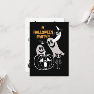 Invitation Fête d'Halloween
