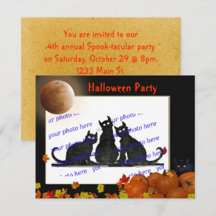 Invitation Fête d'Halloween
