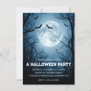 Invitation Fête d'Halloween