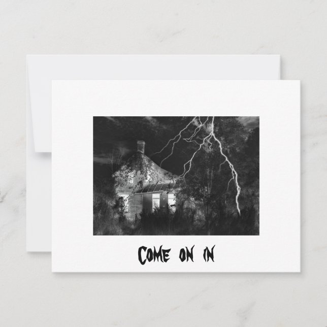 Invitation Fête d'Halloween (Devant)