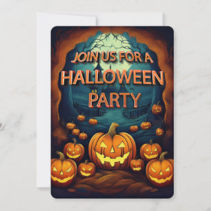 Invitation Fête d'Halloween