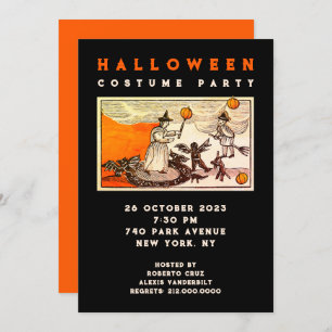 Invitation Fête d'Halloween