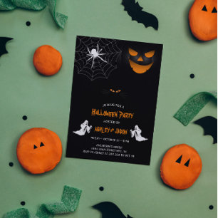 Invitation Fête d'Halloween à la peur des adultes
