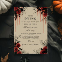 Fête d'Halloween aux Roses Gothiques Sanglantes