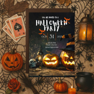 Invitation Fête d'Halloween Cool