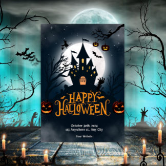 Invitation Fête d'Halloween Cool