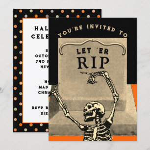 Invitation Fête d'Halloween créative