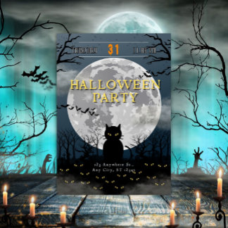 Invitation Fête d'Halloween de Caty