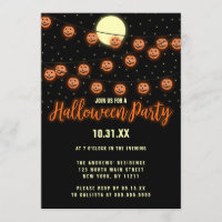 Fête d'Halloween de la lanterne Jack O' mignonne