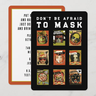 Invitation Fête d'Halloween drôle