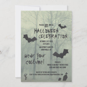 Invitation Fête d'Halloween éffrayant