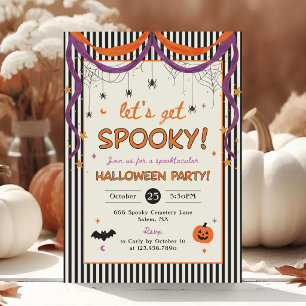 Invitation Fête d'Halloween Effrayante