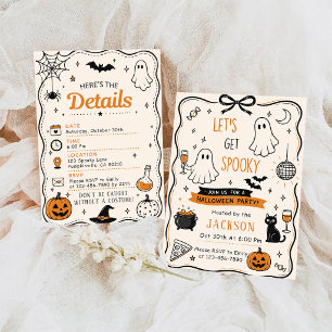 Invitation Fête d'Halloween effrayante