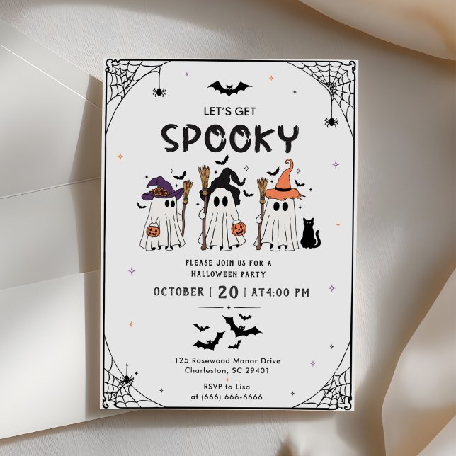 Invitation Fête d'Halloween épouvantable (Créateur téléchargé)