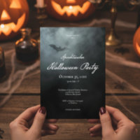 Fête d'Halloween Moody Minuit Bat & Fog