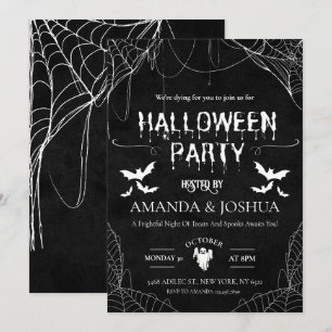 Invitation Fête d'Halloween pour adultes