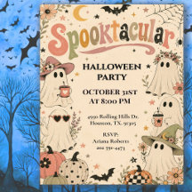 Fête d'Halloween rétro boho Spooktacular