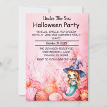 Fête d'Halloween sous la mer