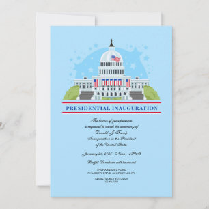 Invitation Fête d'investiture présidentielle
