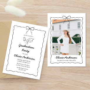 Invitation Fête d'obtention d'un diplôme de la photographie d