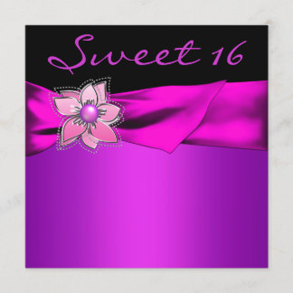Invitation Fête douce Magenta 16