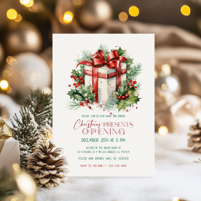 Invitation Fête d'ouverture de Noël (Créateur téléchargé)