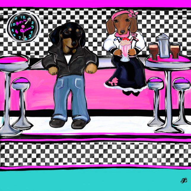 Invitation Fête Doxie  (Créateur téléchargé)