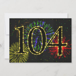 Invitation Fête du 104e anniversaire