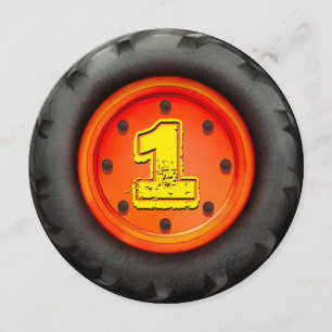 Invitation Fête du 1er anniversaire de Big Truck Wheel