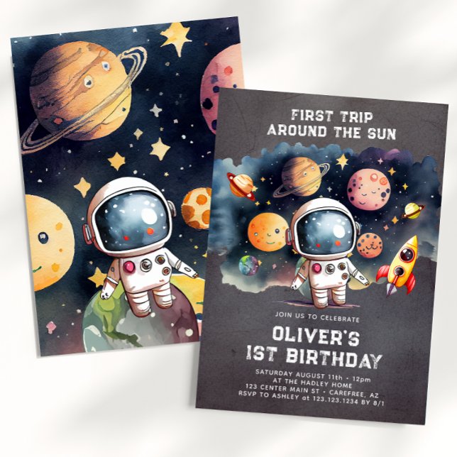 Invitation Fête du 1er anniversaire de l'espace Premier tour  (Créateur téléchargé)