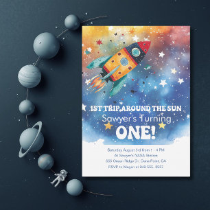 Invitation Fête du 1er anniversaire Premier tour autour du So