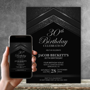 Invitation Fête du 30e anniversaire de Black Silver