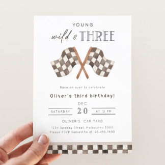 Invitation Fête du 3ème anniversaire de Young Wild & Three Ra