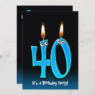 Invitation Fête du 40e anniversaire