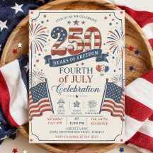 Fête du 4 juillet pour le 250e anniversaire de l'A