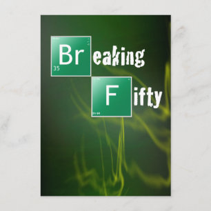 Invitation Fête du 50e anniversaire de Breaking