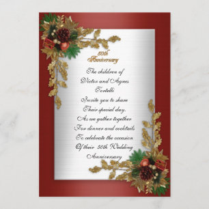 Invitation Fête du 50e anniversaire pour les parents