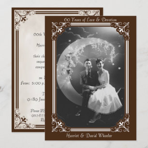 Invitation Fête du 60e anniversaire du style Vintage