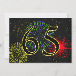 Invitation Fête du 65e anniversaire