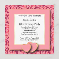 Fête du 70e anniversaire | Texte do-it-yourself