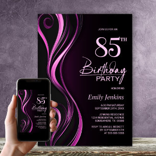 Invitation Fête du 85e anniversaire de Black Pink