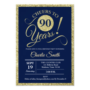 Invitations Faire Part Cartes Anniversaire De 90 Ans Zazzle Fr Invitations Faire Part Cartes Anniversaire De 90 Ans Zazzle Fr
