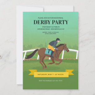Invitation Fête du Derby