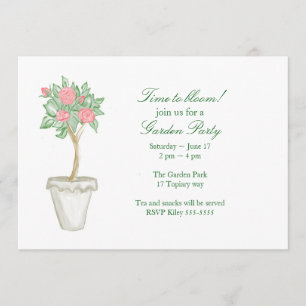 Invitation Fête du jardin