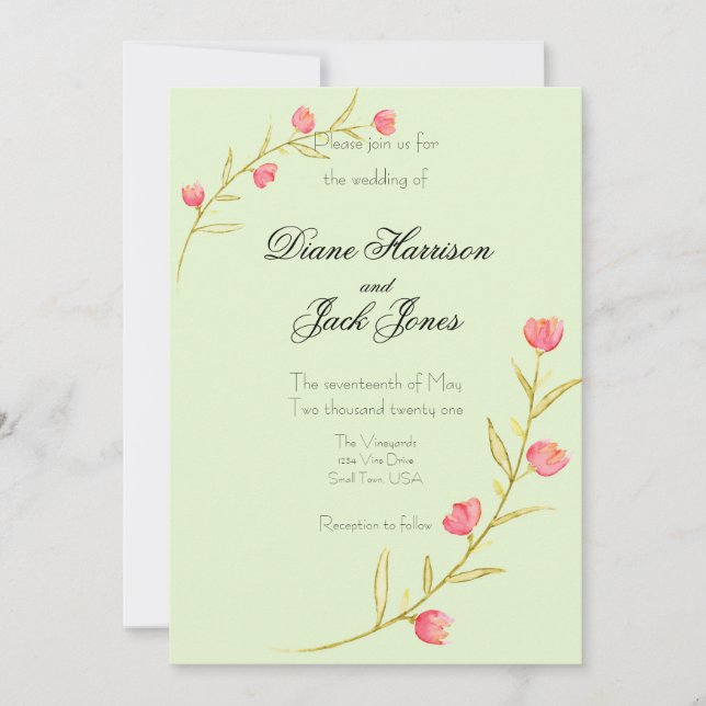 Invitation Fête du jardin (Devant)